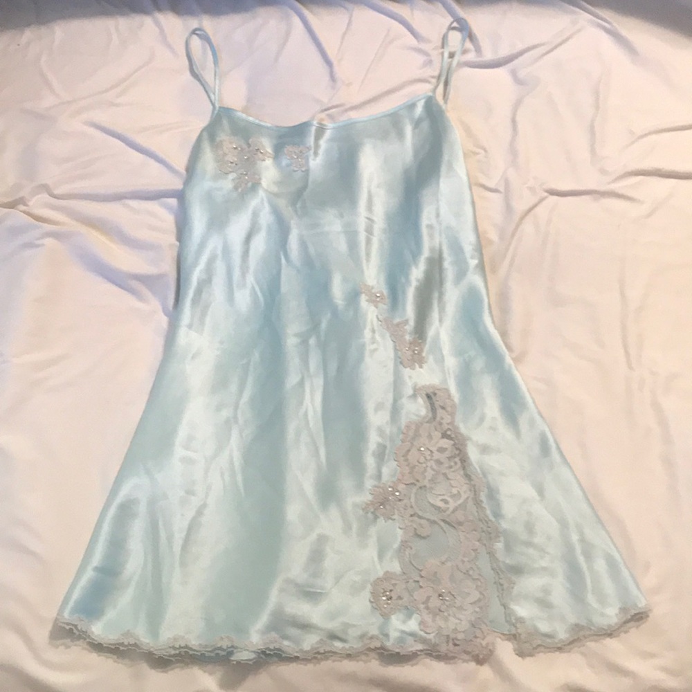 Victoria’s Secret light blue teddy - S